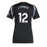 Arsenal Jurrien Timber #12 Replica Away Shirt Ladies 2024-25 Short Sleeve